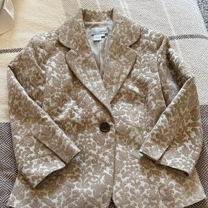 Spiegel Beige Floral Women's Blazer